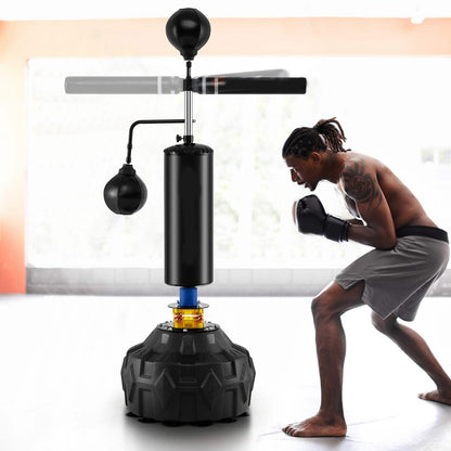 Freestanding 360°Spinning Bar w/Dual Boxing Speed Balls