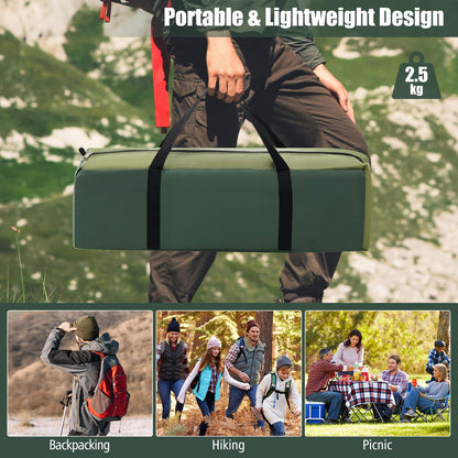 2-Person Camping Tent with Removable Rain Fly Double-Layer Door