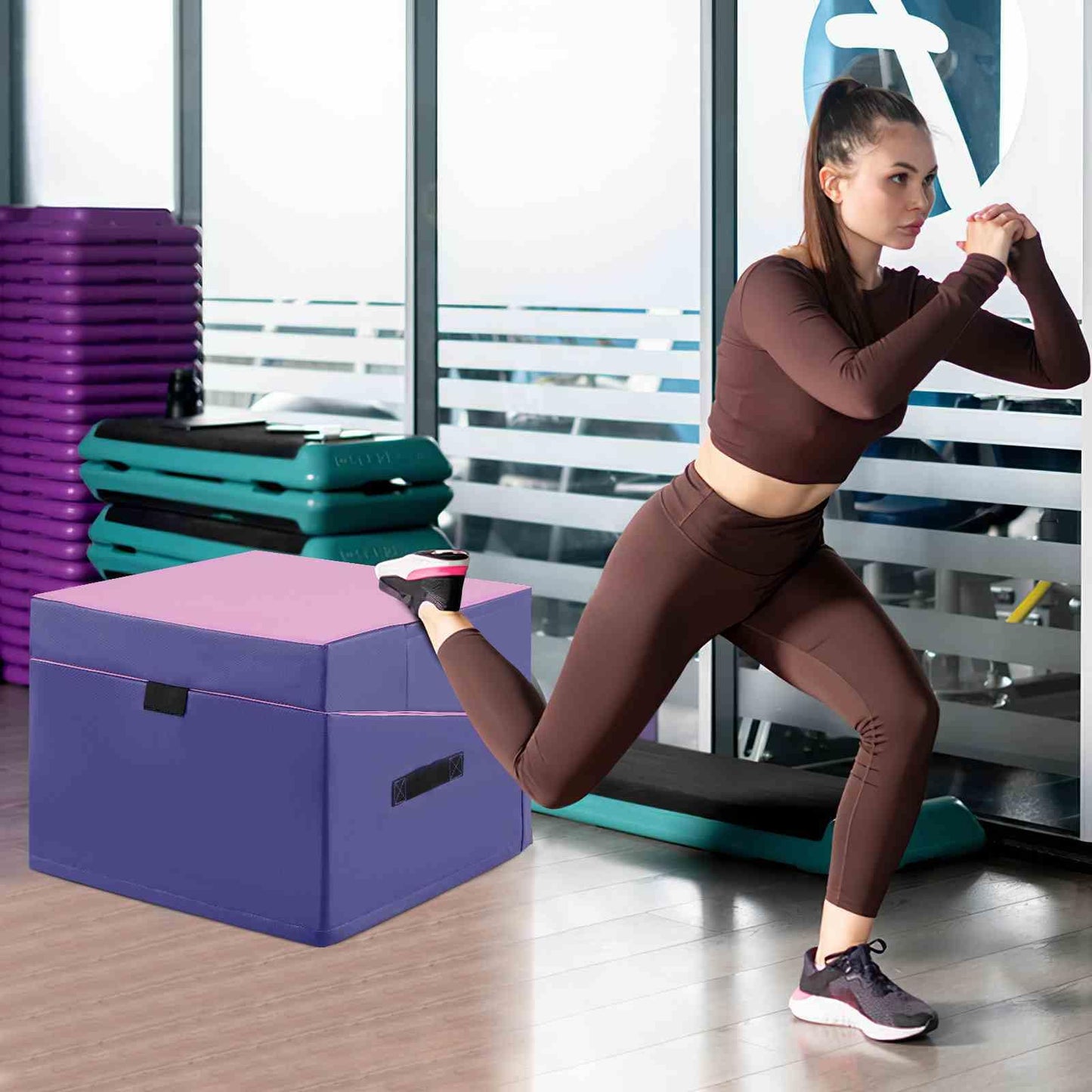 Folding Gymnastic Incline Mat with EPE Foam PVC Cover