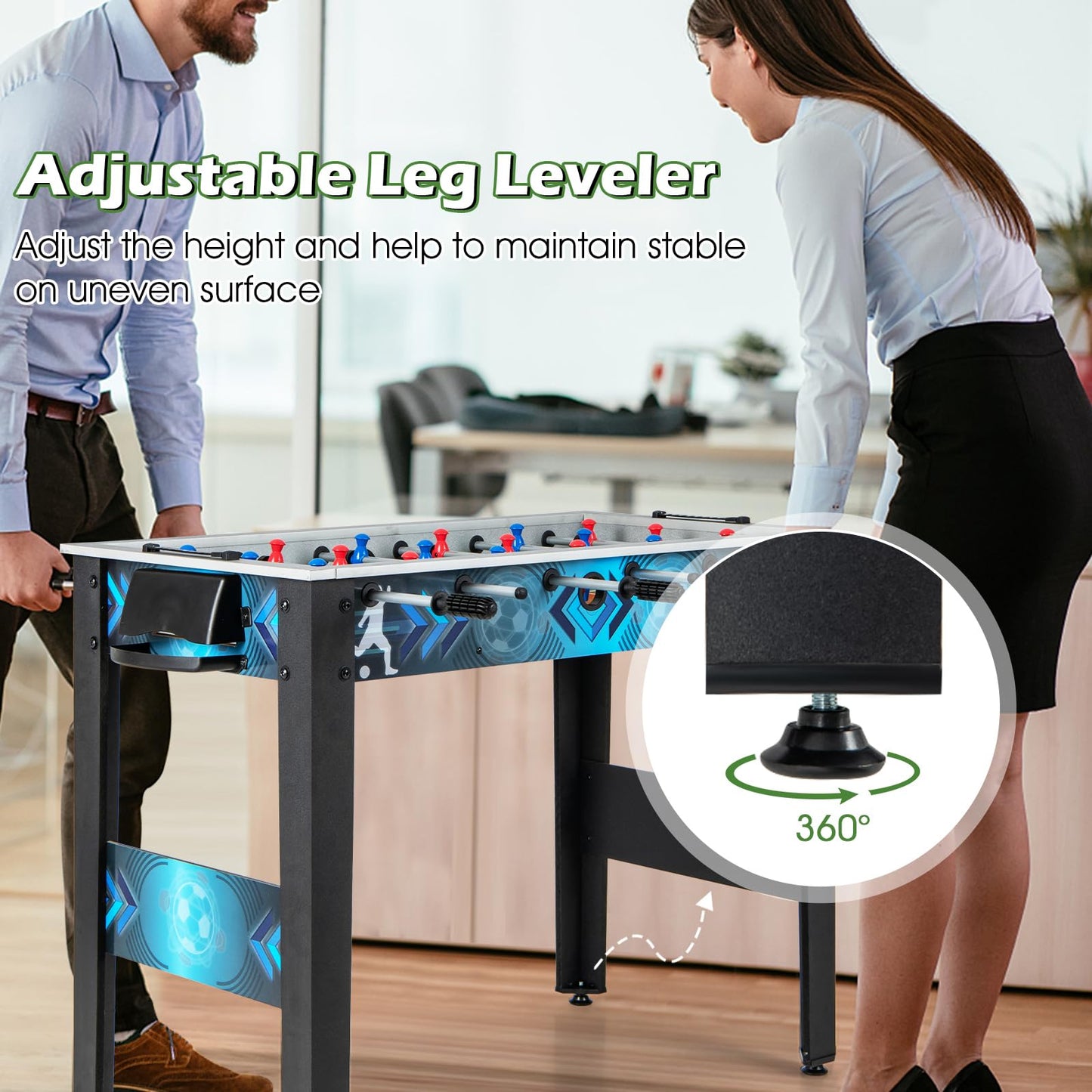 94 cm Foosball Table for Kids Teens Adults
