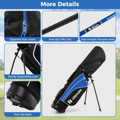 Junior Complete Golf Club Set with Lightweight Design for Kids