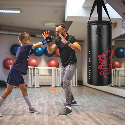 5 Pieces Kids Punching Bag Set Hanging Punching Set with Boxing Gloves