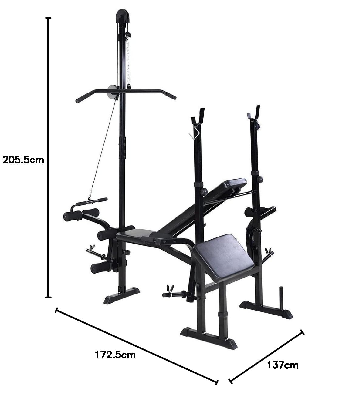 Foldable Weight Lifting Bed Multifunctional Weight Lifting Bench
