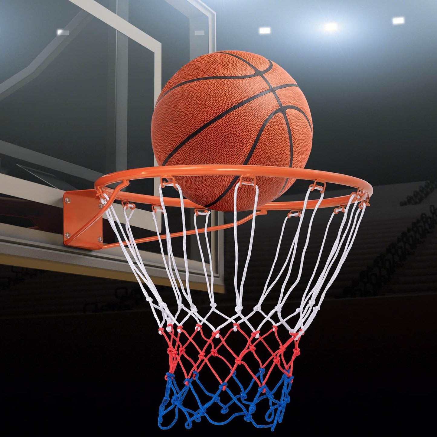 38 cm Wall Door Mounted Basketball Goal Rim for Indoor Outdoor