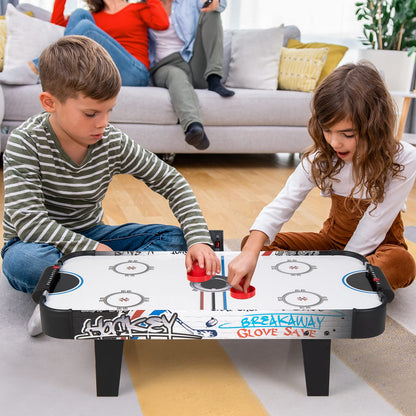 107cm Air Powered Hockey Table W/ 2 Pucks