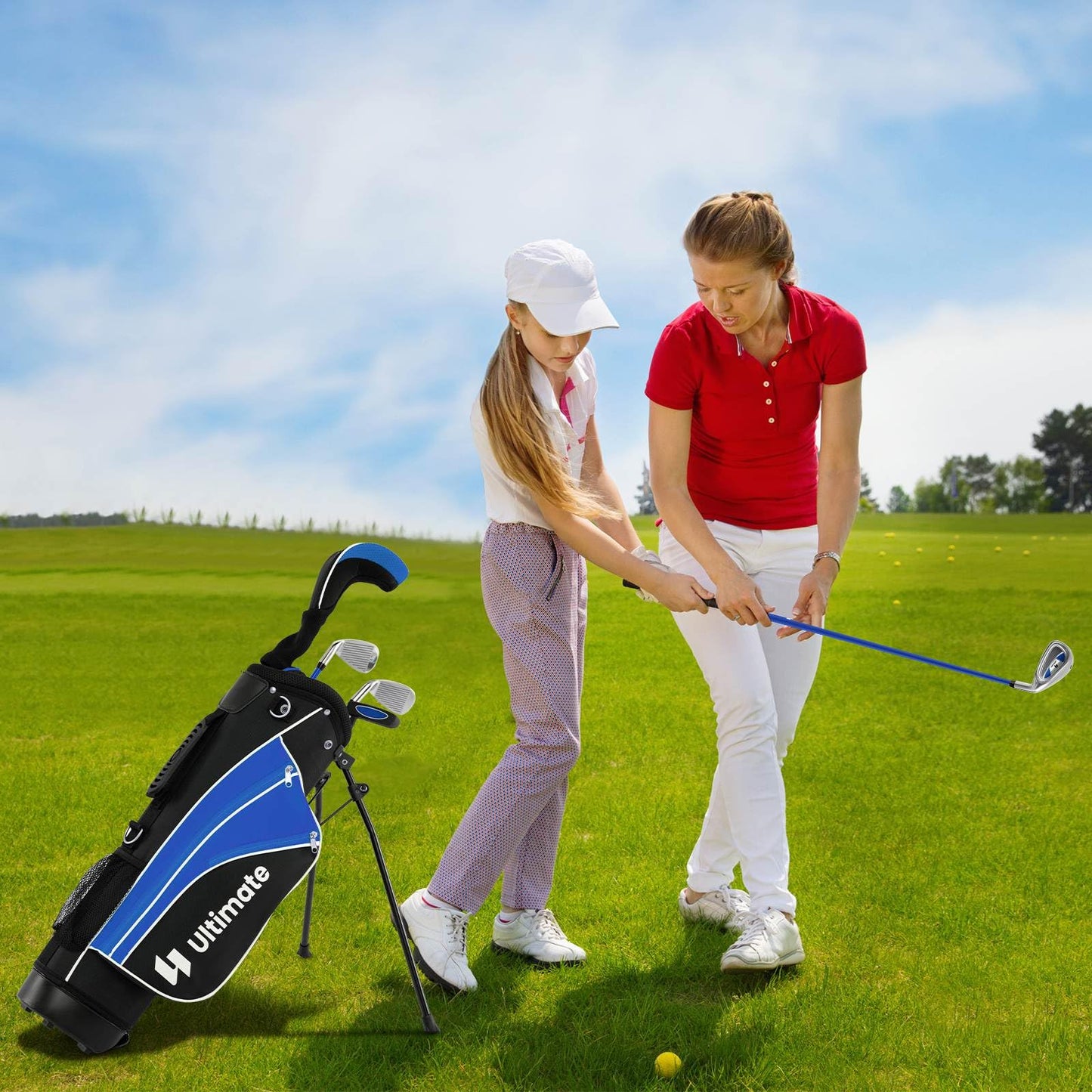 Junior Complete Golf Club Set with Lightweight Design for Kids