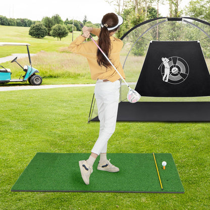 Golf Hitting Mat Artificial Turf Mat for Indoor Outdoor Golf Practice