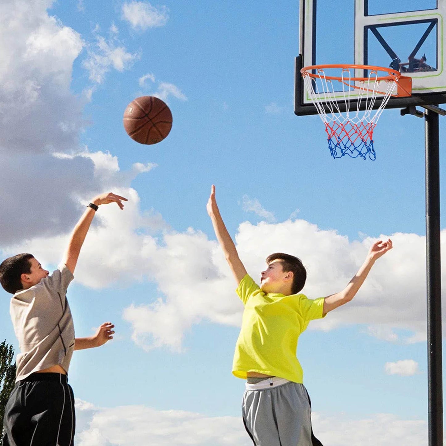 38 cm Wall Door Mounted Basketball Goal Rim for Indoor Outdoor