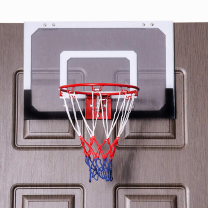 Indoor Basketball Hoop, 18" x 12" Mini Basketball Hoop Set