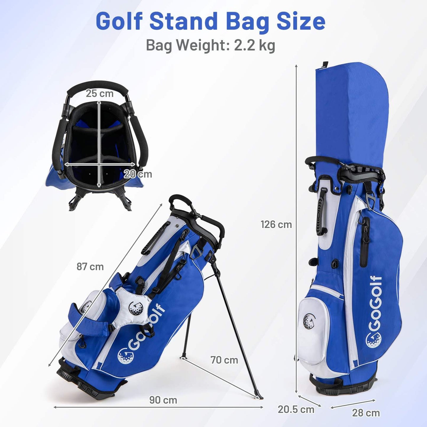 Men's Complete Golf Clubs and Bag Set