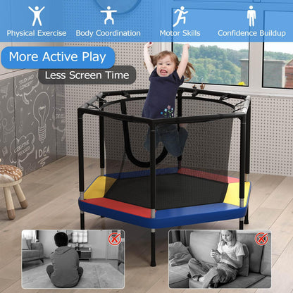 48’’ Mini Trampoline for Boys & Girls Age 3+ Years Old