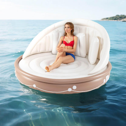 Inflatable Canopy Island w/Retractable & Removable Canopy SPF50+
