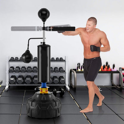 Freestanding 360°Spinning Bar w/Dual Boxing Speed Balls