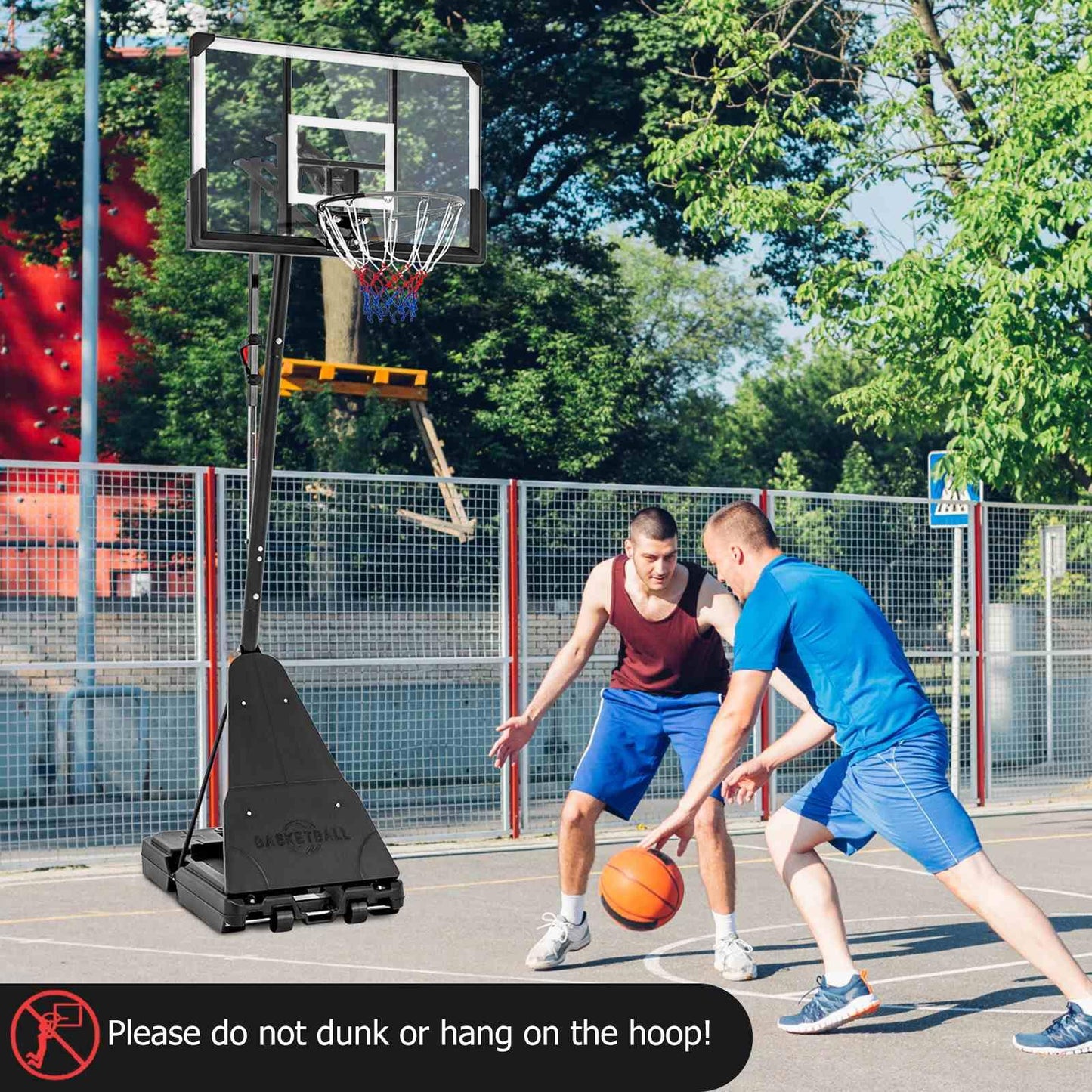 Portable Basketball Hoop for Kids Teens Adults