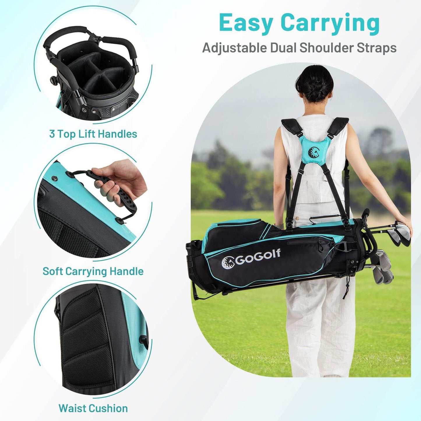 Women's Golf Set or Beginners with Stand Bag