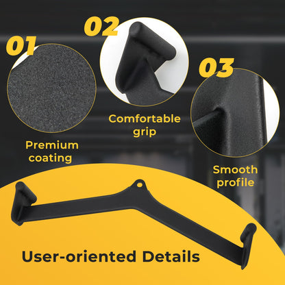 LAT Pulldown Attachment Set, T-bar V-bar Pulley Cable Attachments