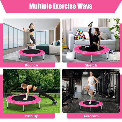 Mini Folding Kids Trampoline Portable Recreational Rebounder