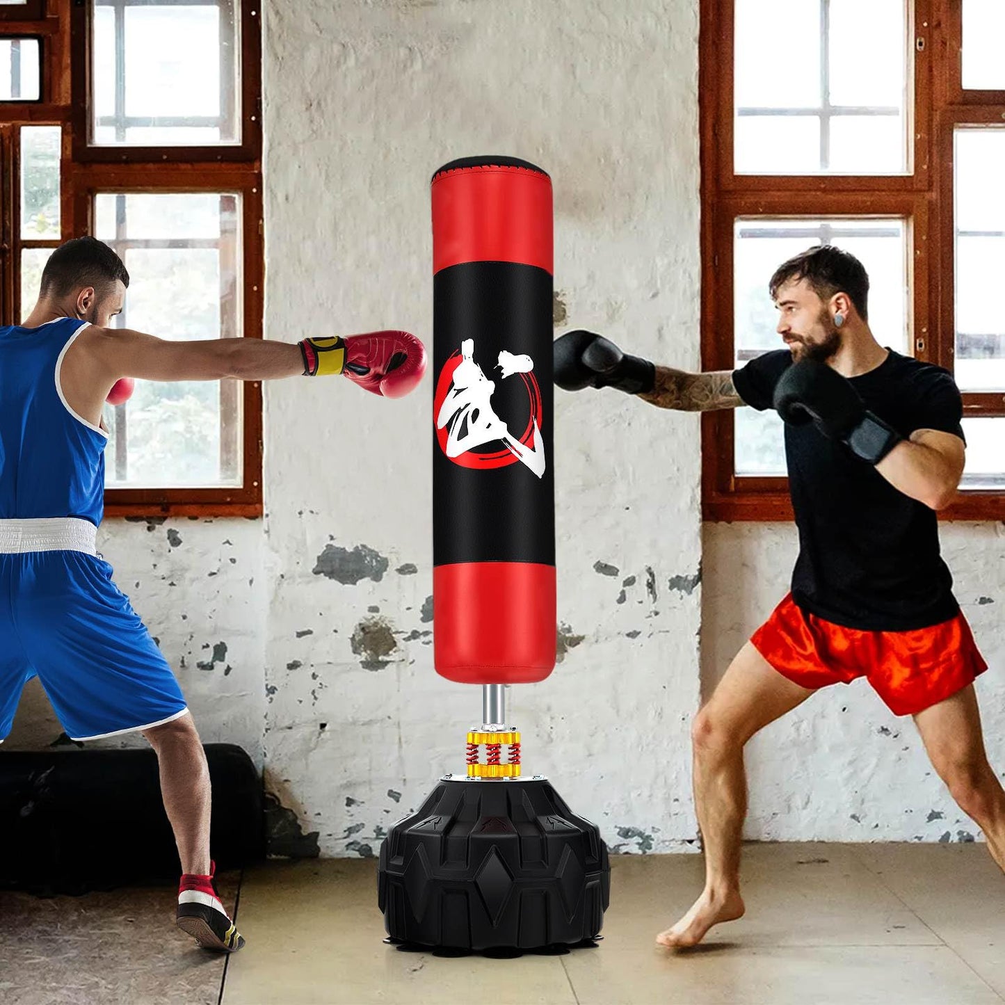 1.8m Freestanding Punching Bag for Home Office MMA Boxing Training
