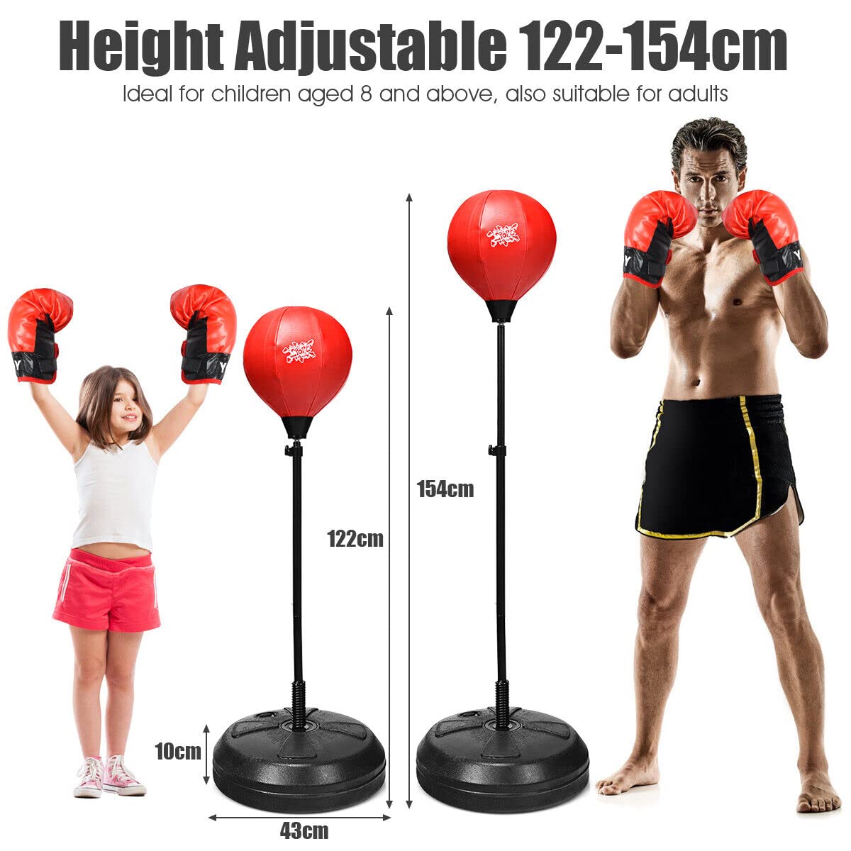 Punching Speed Ball Adjustable for Children and Adults