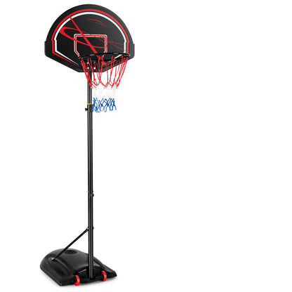 170-230cm Height Adjustable Basketball Stand with 32" Backboard & 16" Rim