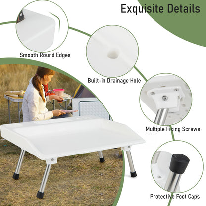 Portable Fish Fillet Washing Station with Drainage Hose & Knife Groove