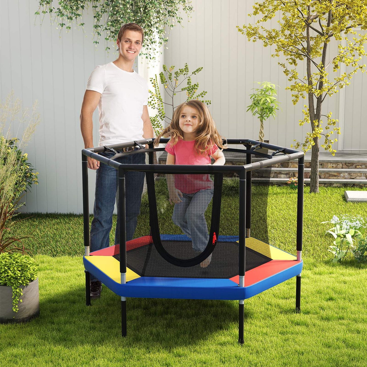 48’’ Mini Trampoline for Boys & Girls Age 3+ Years Old