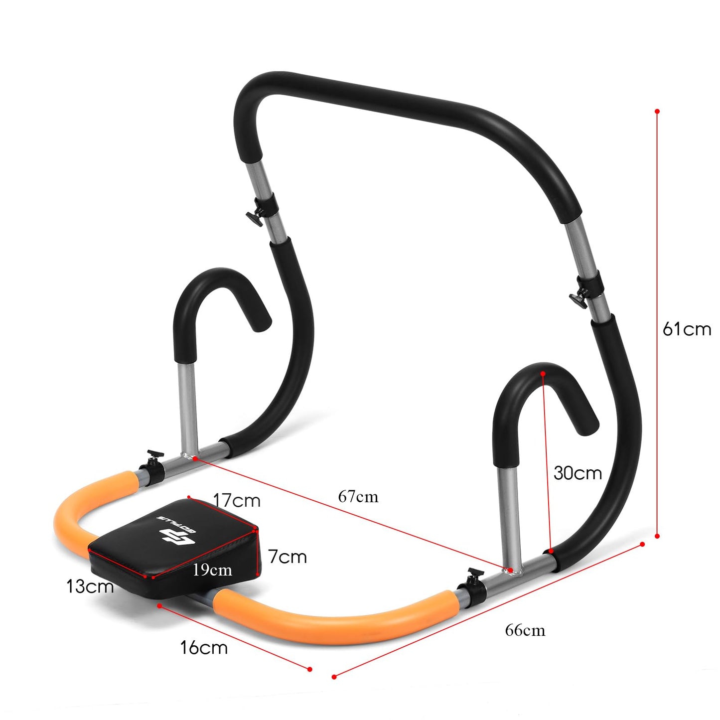 Ab Cruncher Machine Portable Ab Mat Trainer with Padded Headrest for Core Muscle Strength Sit Up Training