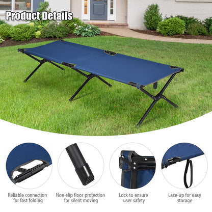 Folding Outdoor Camping Cot Ultralight Tent