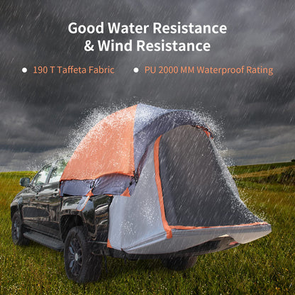 3-Size Truck Bed Tent for 2-3 Persons Camping Hiking Fishing