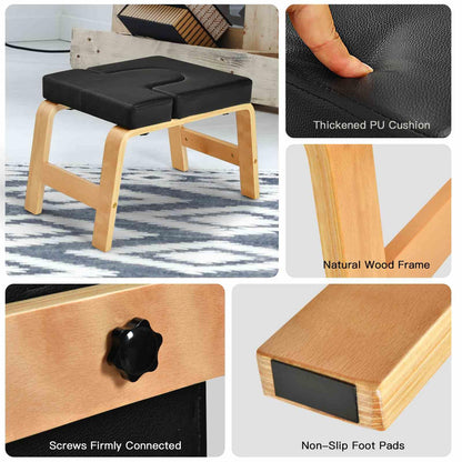 Yoga Headstand Bench Upside Down Chair for Balance Training