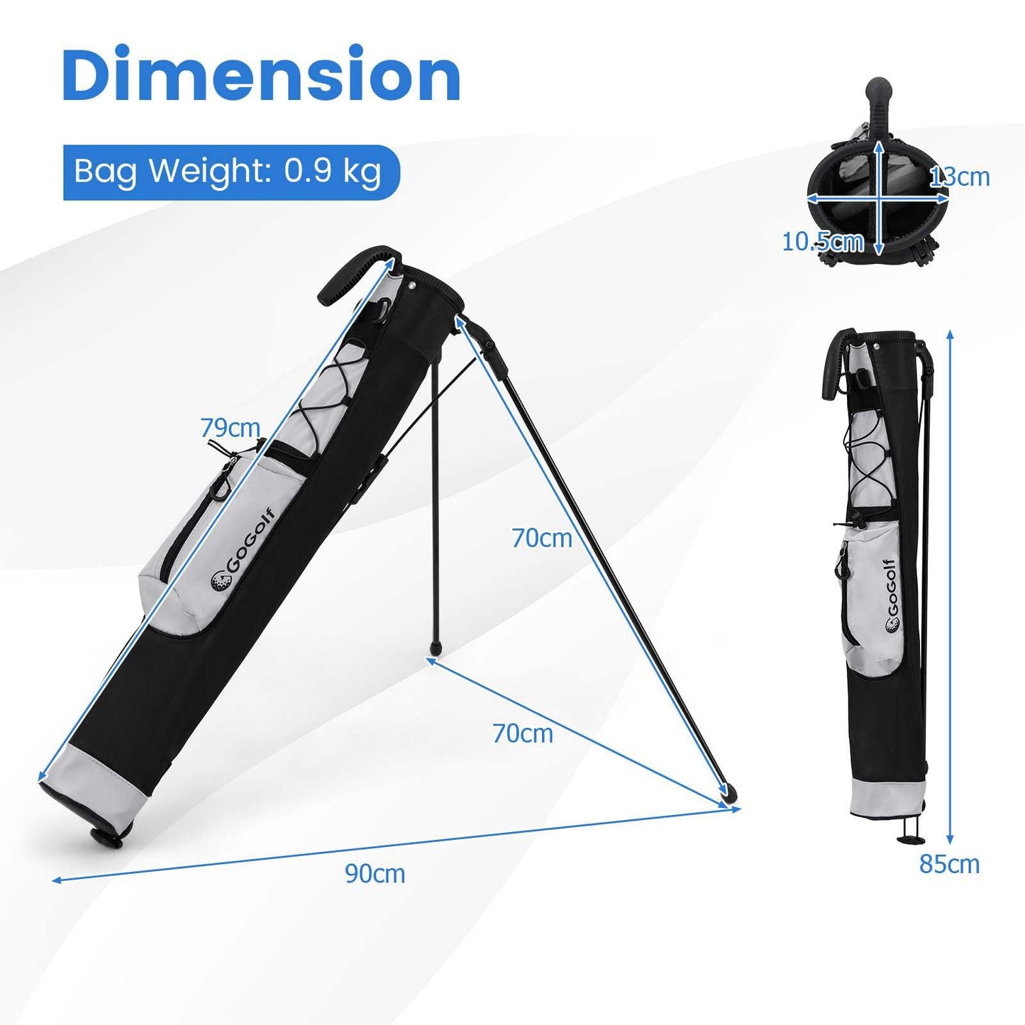 Lightweight Golf Stand Bag for The Driving Range