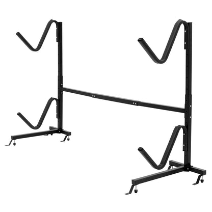 Freestanding Kayak Rack Heavy Duty Dual Storage Rack