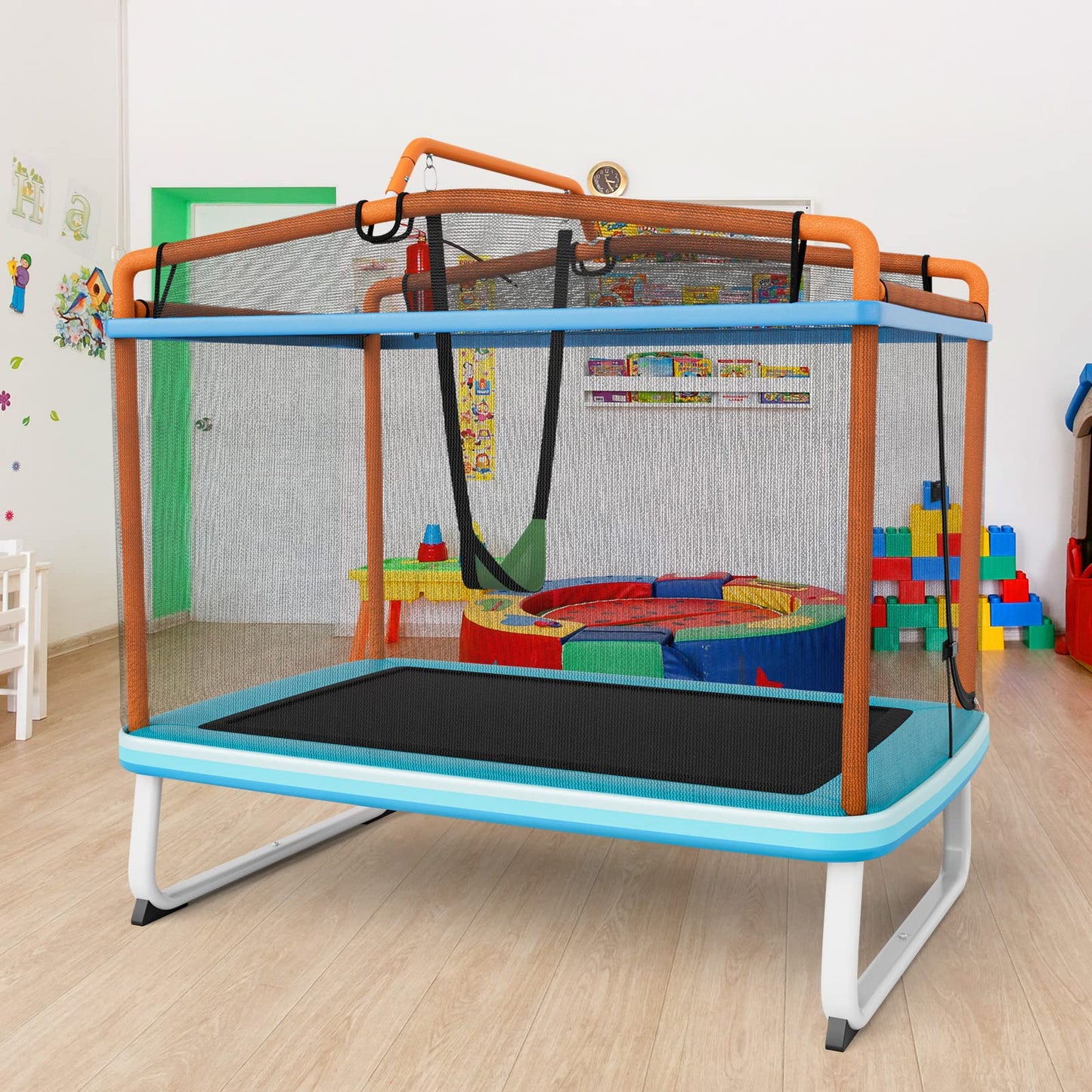 6FT Kids Recreational Trampoline for Boys & Girls Over 3 Years Old
