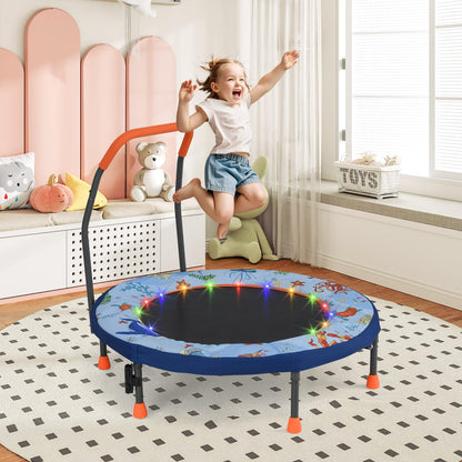 Foldable Trampoline for Boys and Girls Aged 3-6 Years