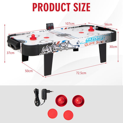 107cm Air Powered Hockey Table W/ 2 Pucks