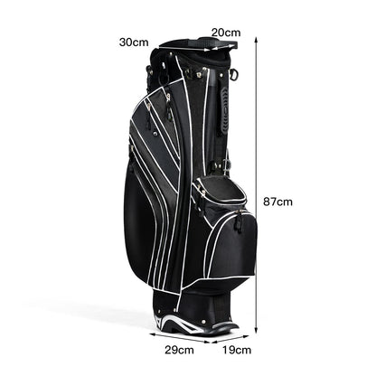 Stand Bag Golf Club Bag with 6 Way Organizer Divider Top