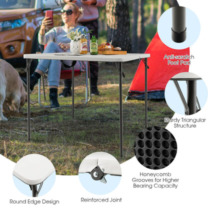 Folding Camping Table Portable Picnic Camp Table with Handle