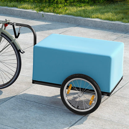 Bike Cargo Trailer with Foldable Frame & Oxford Cloth Cover