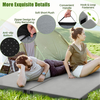 Indoor outdoor Foldable Camping Mattress High density foam Cushion