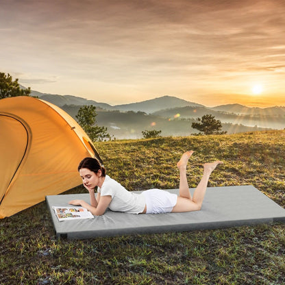 Indoor outdoor Foldable Camping Mattress High density foam Cushion