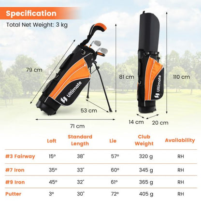 Junior Complete Golf Club Set for Age 11 to 13