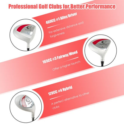 Ladies Complete Golf Club Set with Driver and Stand Bag