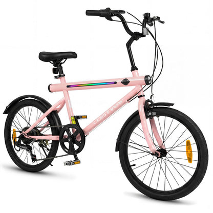 Lighted Cycling Bike with Adjustable Handlebar and Seat