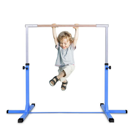 Adjustable 90CM-150CM Gymnastics Training Bar with Non-slipping Rubber Pads