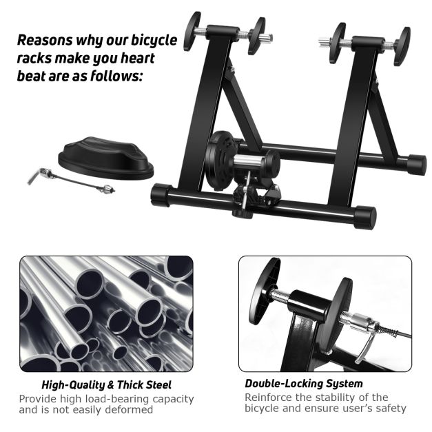 Roller Trainer with/without Adjustable Magnetic Resistance for Bicycle