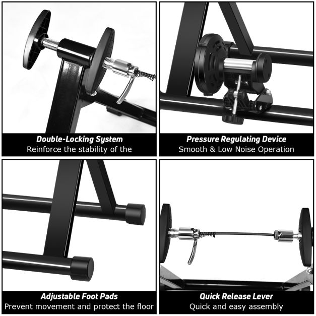 Roller Trainer with/without Adjustable Magnetic Resistance for Bicycle