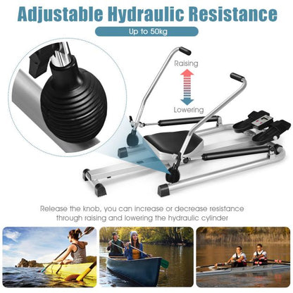Total Motion Rowing Machine Rower for Training Home Use