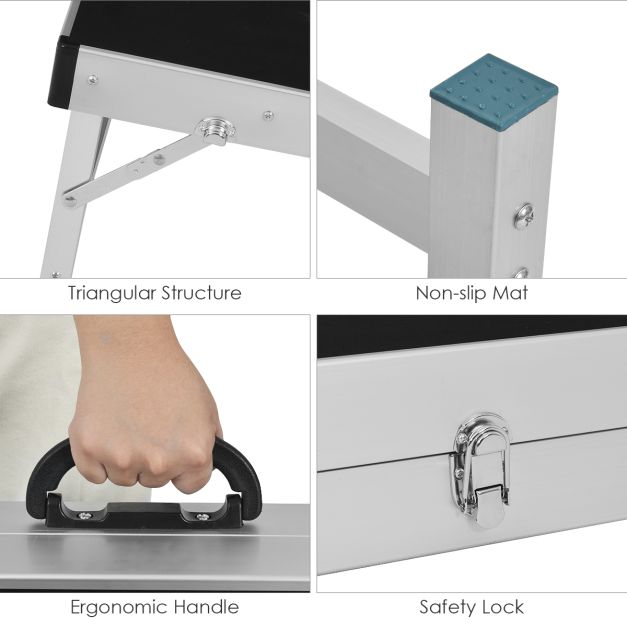 Cornhole Set with Foldable Design & Side Handle for Easy Movement