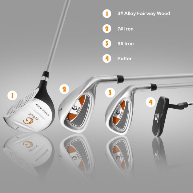 Junior Complete Golf Club Set with Lightweight Design for Kids