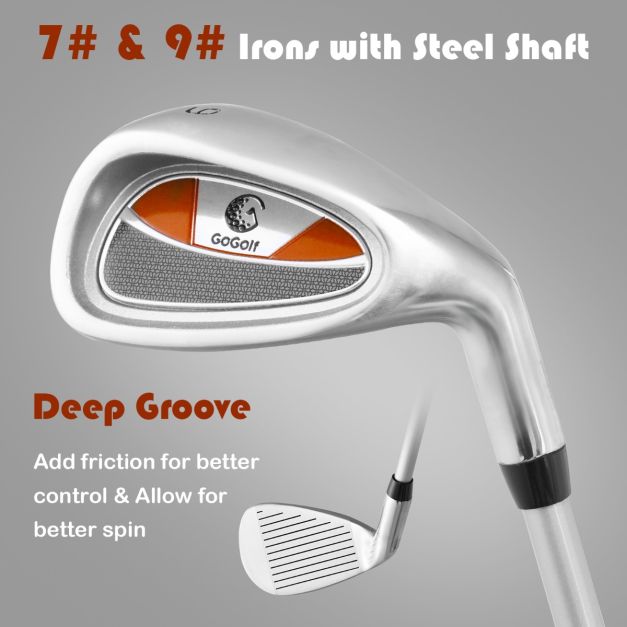 Junior Complete Golf Club Set with Lightweight Design for Kids